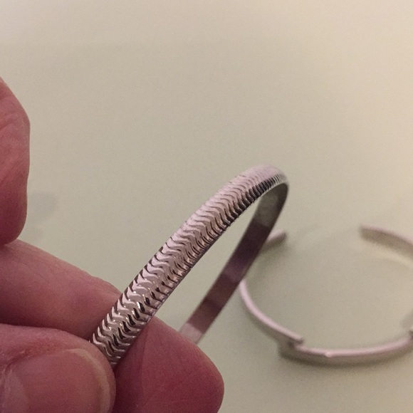 Three vintage bracelets silver and blue* - Picture 6 of 8